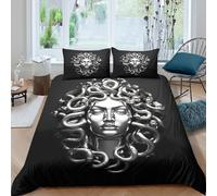 Art_Deco_Style Funda Edredon Juego de Ropa de Cama de 3 Piezas Impresión 3D Cierre de Art_Deco_Style Funda de Edredón Funda de Almohada a Juego Transpirable Lavables for Adultos Double（200x200cm）