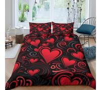 Art Deco Style Funda Edredon Microfibra de poliéster Juego de 3 Piezas Diseño 3D con Cremallera Arte Deco Estilo Diseño Funda de Edredón Incluye Fundas de Almohada Lavables for niña （135x200cm）