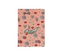 art&design24 - Cuaderno A5 I'm Frida Pattern color rosa 15 x 21 cm, cuaderno páginas 100 hojas punteadas, hojas de papel ecológico, fabricado en Italia