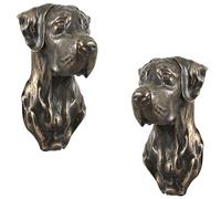 Art-Dog Estatua Colgante de Perro Colección ArtDog de edición Única - Escultura de Perro Hecha a Mano para una decoración Elegante del hogar - Great Dane II