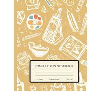 Art Doodle Composition Notebook | College Ruled Journal for Students, 7.5" x 9.25", 110 Pages: Creative Art Pattern | 110 Lined Pages for Class Notes, ... & Journaling | Gift for Students & Teachers