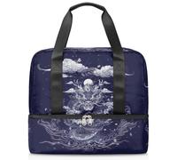 Art Dragon - Bolsa deportiva para mujeres, hombres, niños y niñas, 21 L, para fin de semana, para viajes, gimnasio, yoga, color, Big, Organizador de bolsas