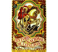 ART ESCUDELLERS Cartel Póster publicitario de Chapa metálica con diseño Retro Vintage de Catalunya/España. Tin Sign. 50 cm x 33,50 cm (Sant Jordi Historia Nacional DE Catalunya)