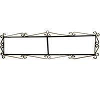 ART ESCUDELLERS HERRAJE 11 Letras Flor/Mosaico Mediano 10,9 cm x 59,4 cm Soporte Marco metálico en Color Negro para Azulejos Letras/numeros/simbolos para el diseños Mosaico Mediano y Flor Mediano