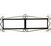 ART ESCUDELLERS HERRAJE 9 Letras Flor/Mosaico Mini 7,3 cm x 31,5 cm Soporte Marco metálico en Color Negro para Azulejos Letras/numeros/simbolos para el diseño Flor/Mosaico Mini