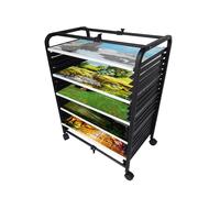 Art - Estante de secado de 20 capas para dibujar, diseño que ahorra espacio, ideal para escuelas, jardines de infantes y uso doméstico