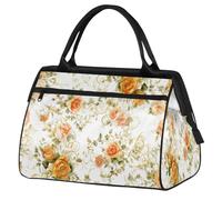 Art Flowers - Bolsa de viaje para mujeres, hombres, niños y niñas, bolsa de viaje para fin de semana, bolsa de viaje de 24 L, bolsa de cabina, para deportes, gimnasio, yoga, color, Big, Organizador de