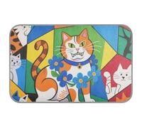 Art Fragment Painting - Alfombrilla de refrigeración para perros y gatos, para exteriores, autoenfriamiento, 96,5 x 58,4 cm, para mascotas, gatitos, durmiendo, cómoda, manta refrescante para perro, M