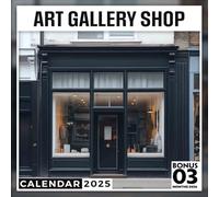 Art Gallery Shop 2025: Experience Over a Year of Beautiful Artwork and Designs, Perfect for Planning in a Spacious Format