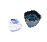 ART&GO - Estación de Acuarela Nomade - Tarro de Silicona y portacepillos Todo en uno y Paleta de Pintura - Taller Compacto para Artistas y Estudiantes de Viaje