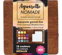 ART & GO - Paleta de acuarela (15 colores metálicos)
