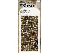 Art Gone Wild Tim Holtz - Plantilla para estarcir, diseño de Piedra, Transparente