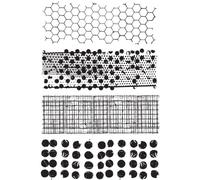 Art Gone Wild Tim Holtz - Sello de medios mixtos, color negro, 17,78 x 21,59 cm