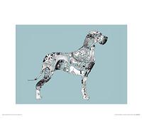 Art Group Impresión artística de Louise Tate (Gran danés), 30 x 40 cm, Papel, Multicolor, 30 x 40 x 1.3 cm