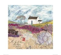 Art Group Impresión artística Louise O'Hara (Esperando el Post), Papel, Multicolor, 60 x 60 x 1.3 cm