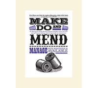 Art Group The Asintended (Make Do and Mend) - Impresión montada 30 x 40 cm, Papel, Multicolor, 30 x 40 x 1,3 cm