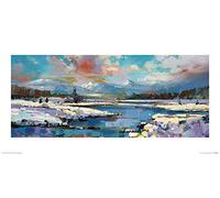 Art Group The (Glen Spean Snow) - Impresión artística, Multicolor, 30 x 60 cm