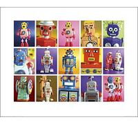 Art Group The Howard Shooter and Lauren Floodgate (Robot Metrópolis), impresión artística 40 x 50 cm, Papel, Multicolor, 40 x 50 x 1,3 cm