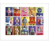 Art Group The Howard Shooter and Lauren Floodgate (Robot Metrópolis) Impresión artística, Papel, Multicolor, 60 x 80 x 1,3 cm