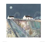 Art Group The Louise O'Hara (Un Prado Acolchado de Moonlight) - Impresión artística (60 x 60 cm, Papel, Multicolor, 60 x 60 x 1,3 cm)