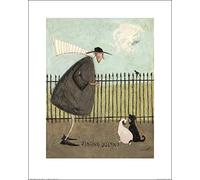 Art Group The Singing Lessons Sam Toft - Impresión artística, Papel, Multicolor, 40 x 50 x 1,3 cm