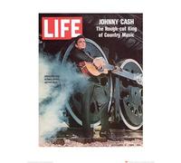 Art Group The Time Life (Johnny Cash-Cover 1969) - Impresión artística (40 x 50 cm, Papel, Multicolor, 40 x 50 x 1,3 cm)