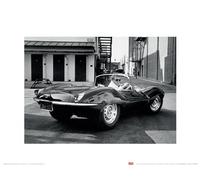 Art Group The Time Life (Steve Mcqueen Jaguar) - Impresión artística 30 x 40 cm, Papel, Multicolor, 30 x 40 x 1,3 cm