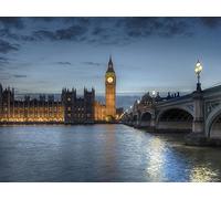 Art Group The Twilight London England - Lienzo (0,96 x 60 x 3 cm), diseño de Londres