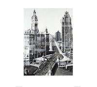 Art Group Wessel Huisman (Miedo a Volar, ¡Pero lo haré) -Impresión artística de 60 x 80 cm, Papel, Multicolor, 60 x 80 x 1.3 cm