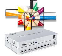 Art Irregular 3x3 Video Wall Controller | 1080p, HDMI 1.4, HDCP1.4 Compatible | 1 HDMI Input and 9 outputs | Win10 64 bit | 1x2, 1x3, 1x4, 2x1, 2x2, 2x3, 2x4, 3x1, 3x2, 3x3