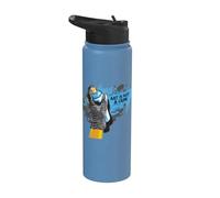 Art Is Not Crime I Artist Lata Pulverizadora Street Stainless Steel Insulated Water Bottle