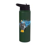 Art Is Not Crime I Artist Lata Pulverizadora Street Stainless Steel Insulated Water Bottle