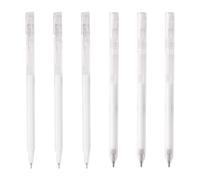 Art Line Bolígrafos De Gel Blanco - 6 Unidades Para Escribir y Dibujar - Puntiagudos Para Bellas Artes