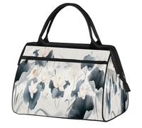 Art Lotus Flowers - Bolsa de viaje para mujeres, hombres, niños y niñas, fin de semana, bolsa de viaje de 24 L para deportes, gimnasio, yoga, color, Big, Organizador de bolsas