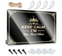 Art Love Decor - Decoración de pared vintage | Keep Calm I'm The Best Cher escandinavo impermeable para decoración del hogar (30 x 40 cm)