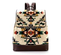 Art Magic Circle with Stars Zodiac Constelations Moon Phases PU Leather Backpack Purse for Women Fashion Ladies Travel Shoulder Bag, Multicolor 09, 27x12.3x32cm