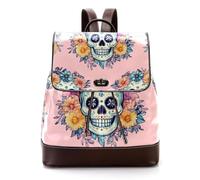 Art Magic Circle with Stars Zodiac Constelations Moon Phases PU Leather Backpack Purse for Women Fashion Ladies Travel Shoulder Bag, Multicolor 06, 27x12.3x32cm