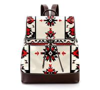 Art Magic Circle with Stars Zodiac Constelations Moon Phases PU Leather Backpack Purse for Women Fashion Ladies Travel Shoulder Bag, Multicolor 10, 27x12.3x32cm