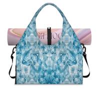 Art Mandalas - Bolsa deportiva con compartimento para zapatos, bolsa de fin de semana, bolsa de equipaje para gimnasio, yoga, viajes, color, L, Bolsa de viaje