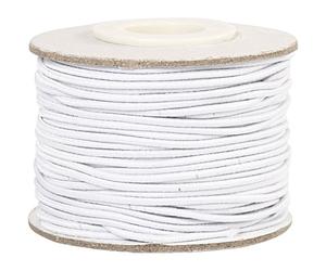 Art-Manufacture-Design - Goma elástica (1 mm, 25 m), color blanco