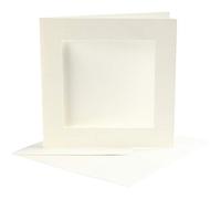 Art-Manufacture-Design - Paspartú (12,5 cm2, 10 unidades), color blanco roto