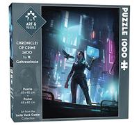 ART&Meeple Puzzle 1000 Piezas de 68 x 48 cm póster 48 x 48 cm, Corte Original de Las Piezas, cartón Grueso contrpegado en 2 Lados con Papel Barnizado - Chronicles of Crime 2400