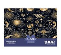 Art Mode Rompecabezas Regalo Creativo Decoración Familiar 1000 Piezas Golden Astrological Rompecabezas De Decoración Juguetes Desafiantes para Adultos 70x50cm/1000pcs