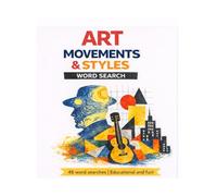 Art Movements & Styles - Word Search Puzzles: An Educational & Relaxing Art History Puzzle Book (Art Movements & Styles - Educational Word Search Series by Calavera Academy)