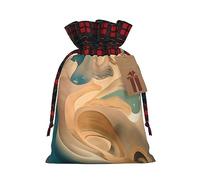 Art Mystery Bolsa de regalo de Navidad - Medias de arpillera para todos tus regalos de Navidad y necesidades de equipaje de mano