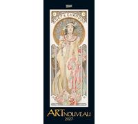 Art Nouveau 2027: Kunstkalender mit Jugendstilplakaten der Belle Époque. Wandkalender im Hochformat: 28,5 x 69 cm.