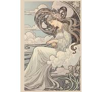 Art Nouveau Dream Journal with Dictionary - Guided Sleep Diary: Elegant Notebook with Literary Dreams & A-Z Symbol Meanings for Deep Self-Discovery