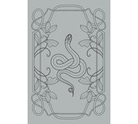 Art Nouveau Lined Notebook with a Snake: Book of Magic / Reflexion Journal / Alchemy Planner / Witchcraft Diary