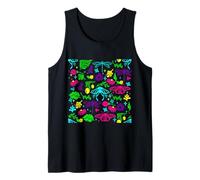Art Nouveau Mariposa Libélula Antigua Floral Vintage Camiseta sin Mangas