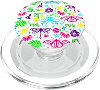 Art Nouveau Mariposa Libélula Antigua Floral Vintage PopSockets PopGrip para MagSafe